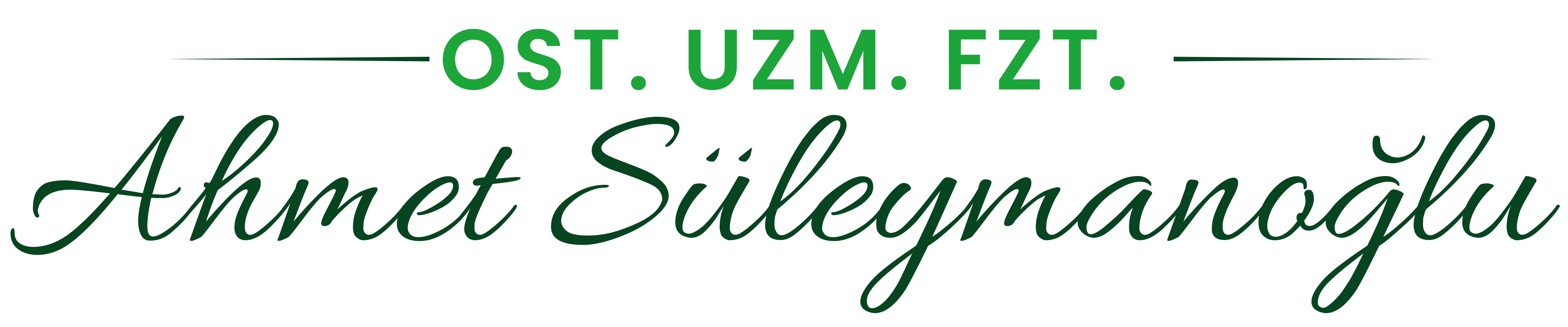 Fizyoterapist Ahmet Süleymanoğlu Logo